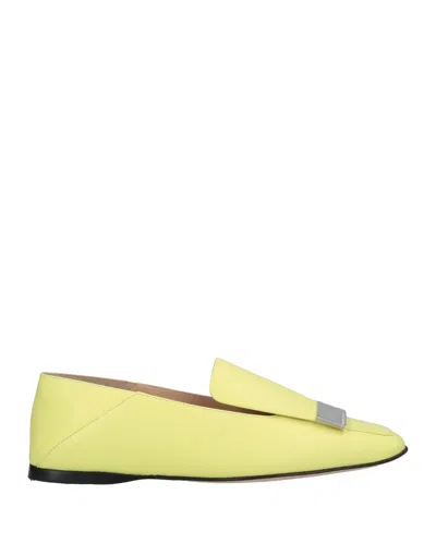 Sergio Rossi Loafers In Yellow