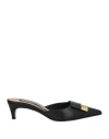 Sergio Rossi Woman Mules & Clogs Black Size 6 Leather