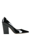 Sergio Rossi Woman Pumps Black Size 10 Leather