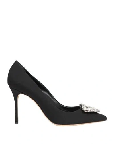 Sergio Rossi Woman Pumps Black Size 10 Textile Fibers