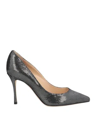 Sergio Rossi Woman Pumps Black Size 5 Leather