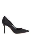 Sergio Rossi Woman Pumps Black Size 5 Textile Fibers