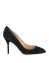 Sergio Rossi Woman Pumps Black Size 5.5 Leather