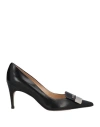 Sergio Rossi Leather Pointed-toe Pumps In Black