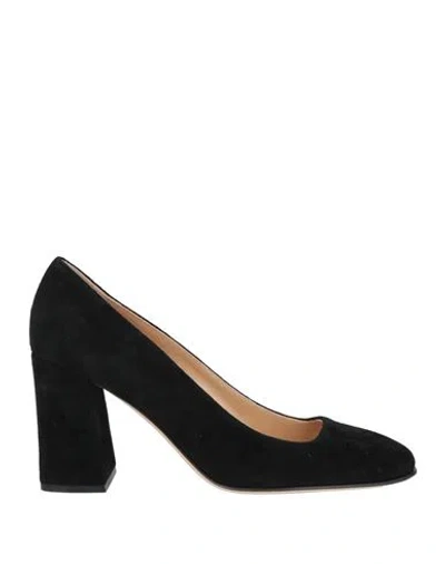 SERGIO ROSSI SERGIO ROSSI WOMAN PUMPS BLACK SIZE 8 LEATHER