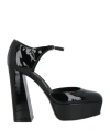 Sergio Rossi Woman Pumps Black Size 9 Leather