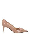 Sergio Rossi Woman Pumps Blush Size 9.5 Leather