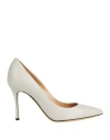 Sergio Rossi Woman Pumps Light Grey Size 5 Soft Leather