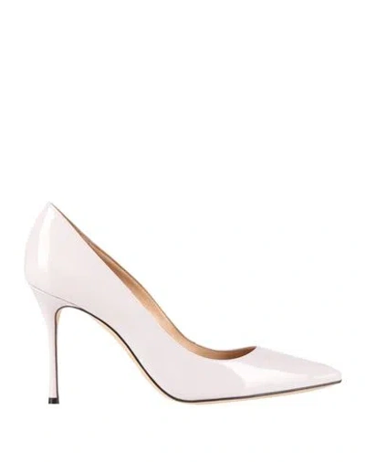 Sergio Rossi Woman Pumps Light Pink Size 5 Leather