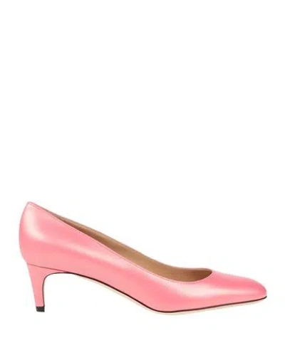 Sergio Rossi Woman Pumps Pink Size 7.5 Leather