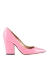 Sergio Rossi Woman Pumps Pink Size 8 Leather