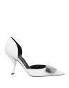 Sergio Rossi Woman Pumps White Size 9 Soft Leather In White