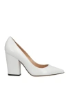 Sergio Rossi Woman Pumps Off White Size 6.5 Leather In White