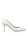 Sergio Rossi Woman Pumps White Size 7.5 Leather