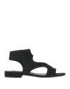 Sergio Rossi Sr Jane Ankle Sandals In Black