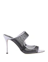 Sergio Rossi Zehenfreie Pumps In Wisteria And Nero