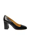 Sergio Rossi Woman Pumps Black Size 6.5 Leather In Black