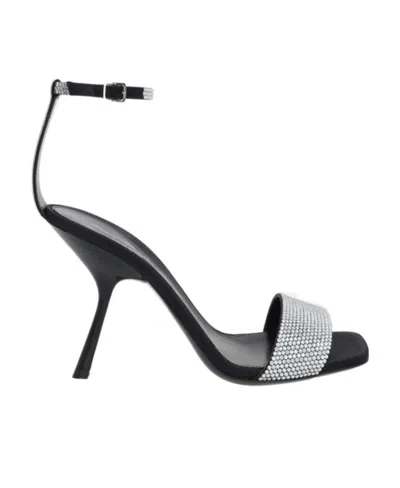 Sergio Rossi X Evangelie Smyrniotaki 110mm Sandals In Black