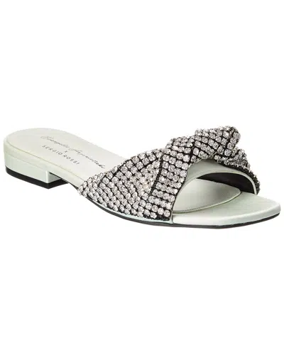 SERGIO ROSSI SERGIO ROSSI X EVANGELIE SMYRNIOTAKI SATIN SANDAL