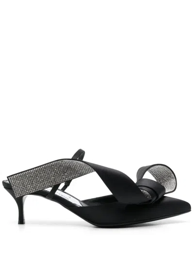 Sergio Rossi X  Marquise 50mm Mules In Black