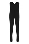 Sergio Rossi X Wolford - Techno Fabric Jumpsuit In Black