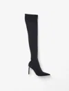SERGIO ROSSI X WOLFORD STAY UP BOOTS 100MM POLYAMIDE