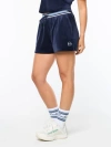 Sergio Tacchini Adele Velour Short In Blue
