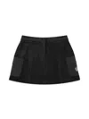 Sergio Tacchini Adele Velour Skirt In Black