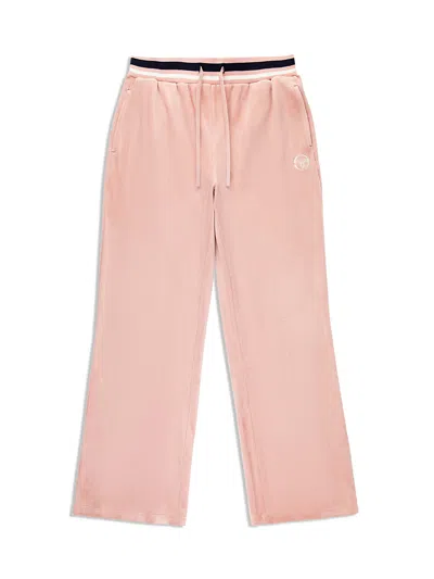 Sergio Tacchini Adele Velour Track Pant In Pink