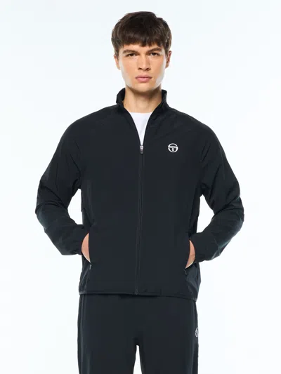 Sergio Tacchini Affondo Performance Track Jacket In Black