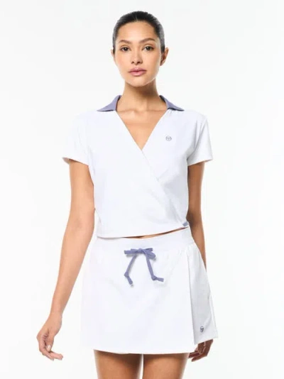 Sergio Tacchini Agata Wrap Polo In White