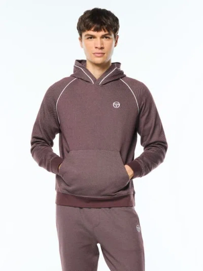 Sergio Tacchini Agiato Hoodie In Burgundy