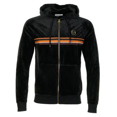 Sergio Tacchini Albi Velour Hoody Black Gold