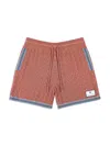 Sergio Tacchini Aldo Pointelle Short In Brown