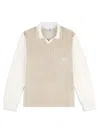 Sergio Tacchini Alvar Long Sleeve Polo In White