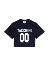 Sergio Tacchini Amore Crop T-shirt In Black