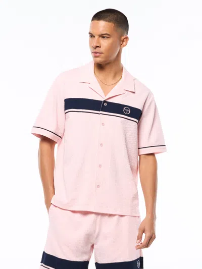 Sergio Tacchini Annata Cabana Shirt In Pink