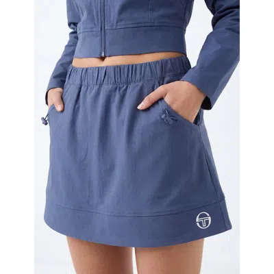 Sergio Tacchini Aria Track Skirt In Blue