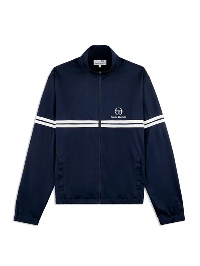 Sergio Tacchini Arturo Mesh Track Jacket In Blue