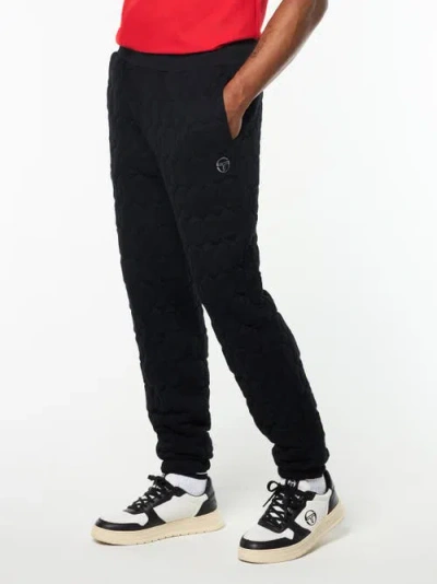 Sergio Tacchini Aversa Quilted Sweatpant In Black
