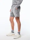 Sergio Tacchini Bandiera Debossed Velour Short In Gray