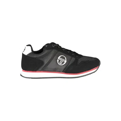 Sergio Tacchini Black Polyester Sneaker