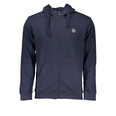 Sergio Tacchini Blue Cotton Men Sweater