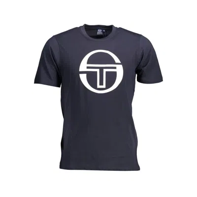 Sergio Tacchini Blue Cotton Men T-shirt