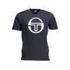 Sergio Tacchini Blue Cotton Men T-shirt