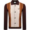 Sergio Tacchini Bruni Knit Cardigan Brown In Brown