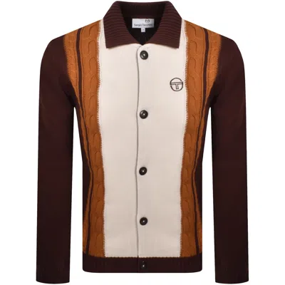 Sergio Tacchini Bruni Knit Cardigan Brown