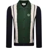 Sergio Tacchini Bruni Knit Cardigan Navy In Green