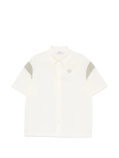 Sergio Tacchini Capodimonte Short-sleeve Shirt In Neutral