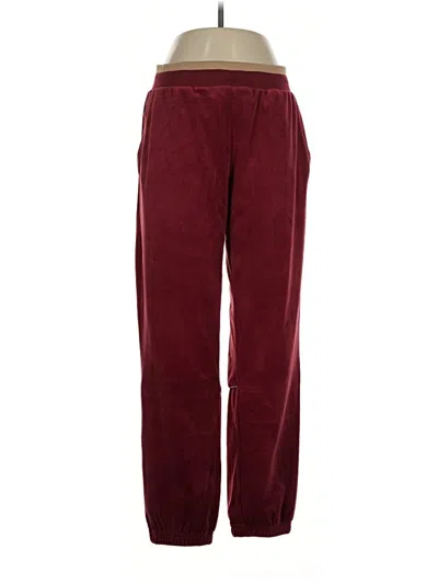 Pre-owned Sergio Tacchini Casual Pants In Burgundy